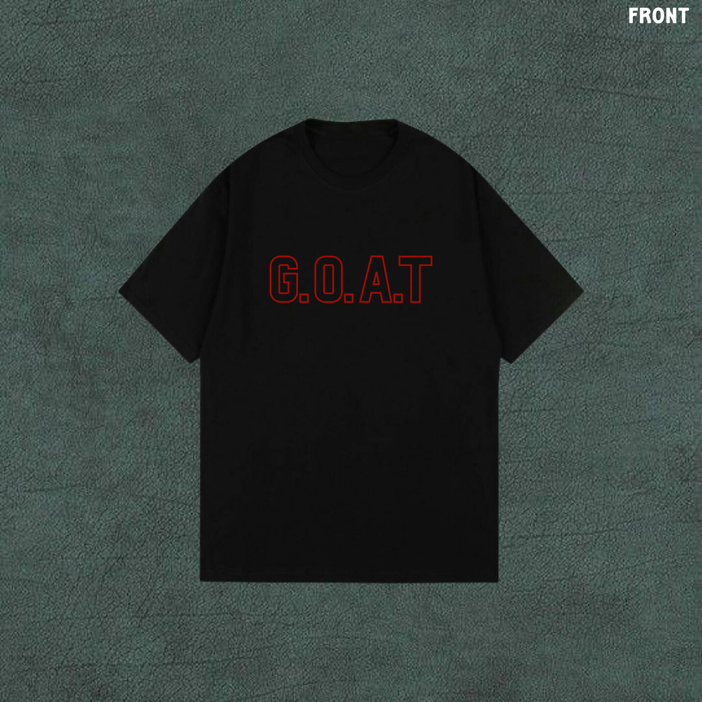 Diljit Dosanjh GOAT | Black Oversized Tshirt