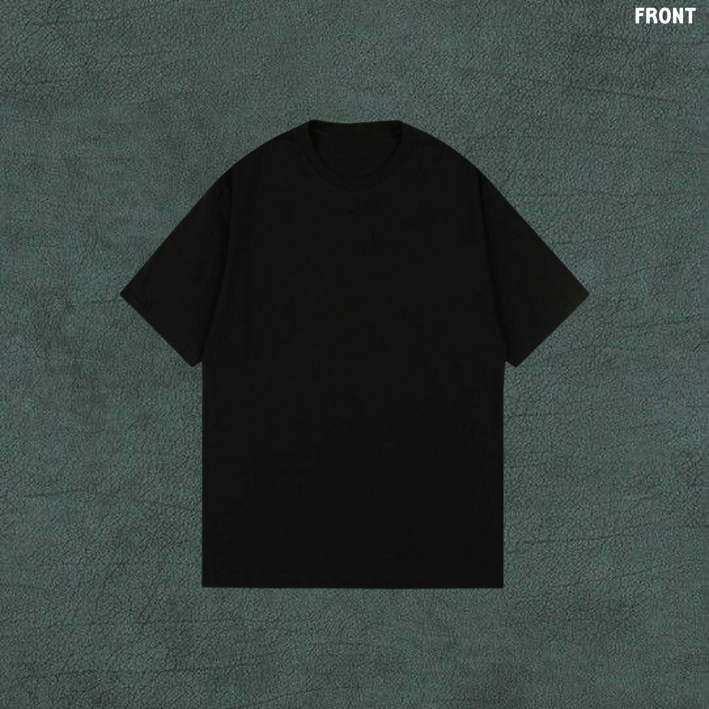 Psycho Double Trouble | Black Oversized Tshirt