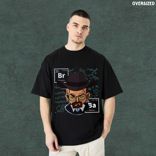 I'm The One Who Knocks | Black Oversized Tshirt