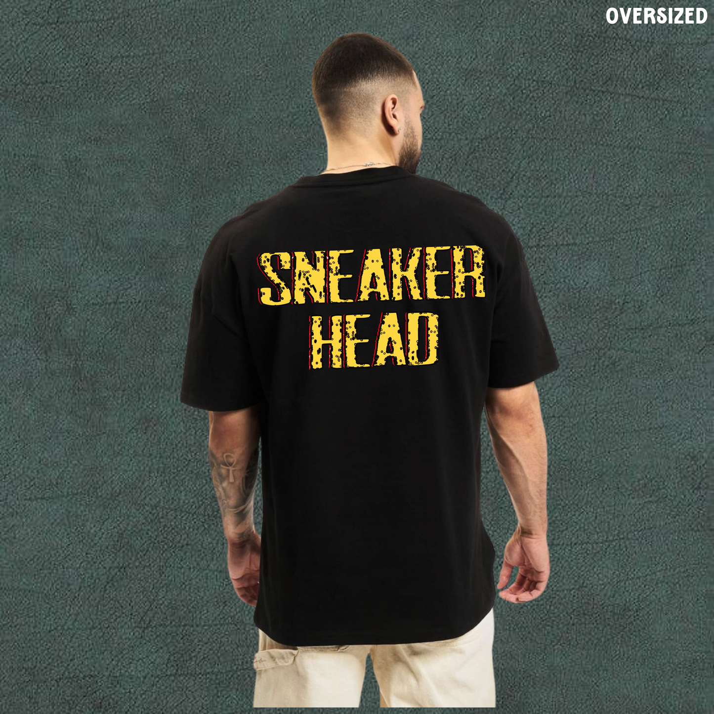 Sneaker Head | Black Oversized Tshirt