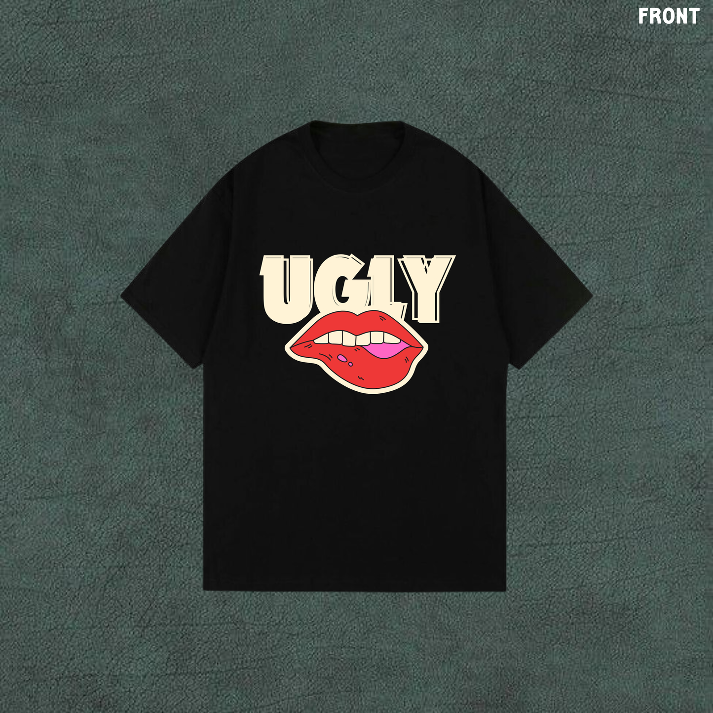 UGLY | Black Oversized Tshirt