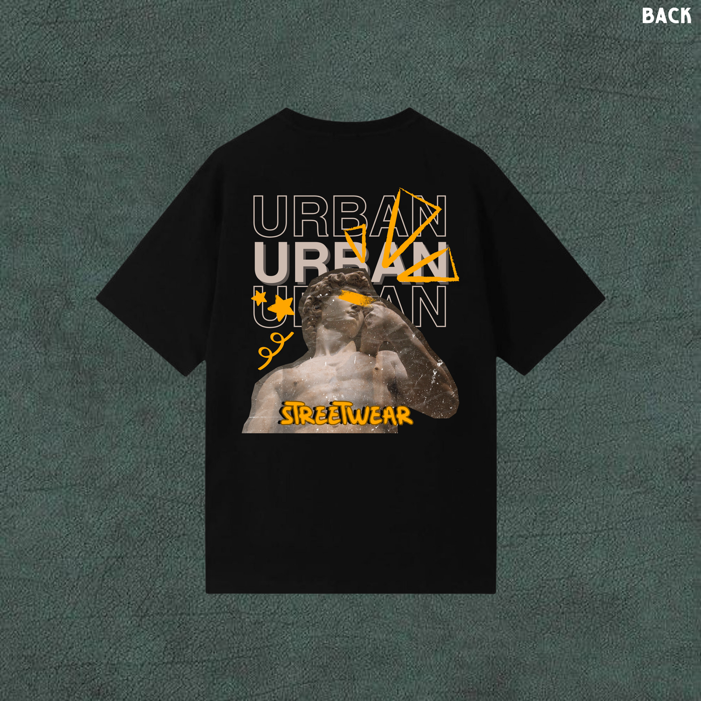 Urban Streetwear | Black Oversized Tshirt