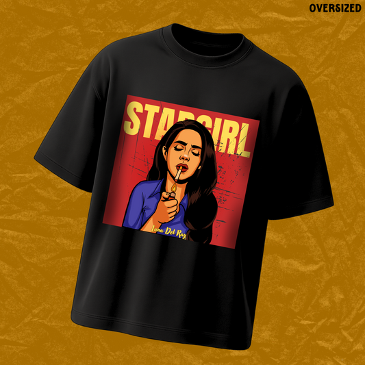 Lana Del Rey | Black Oversized T-shirt