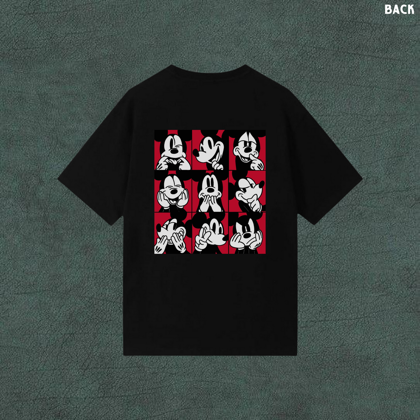 Mickey Mouse | Black Oversized Tshirt