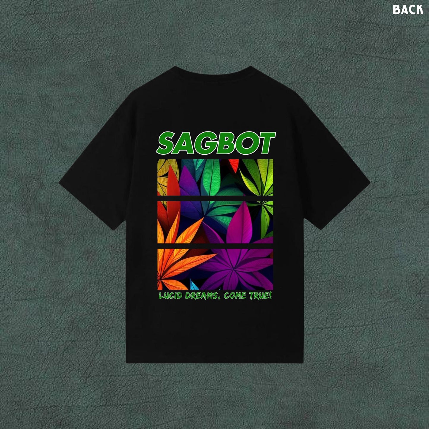 Sagbot | Black Oversized Tshirt