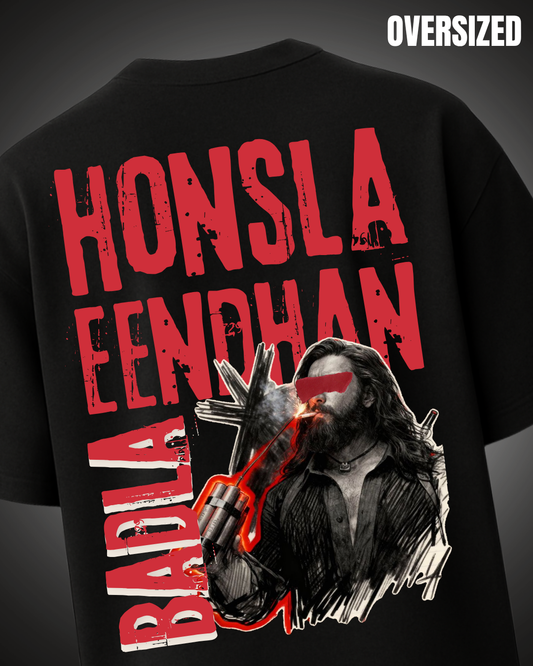 Dhurandhar | Black Oversized T-shirt