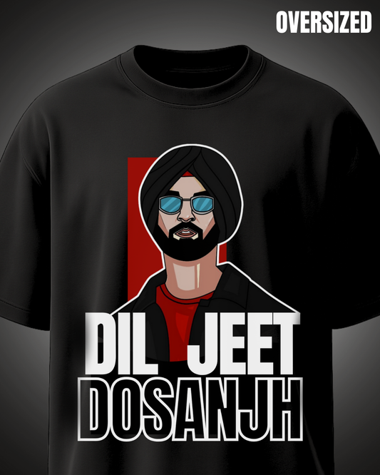 Diljeet_Dosanjh_-_Black_Oversized_Tshirt_Huteeyaa