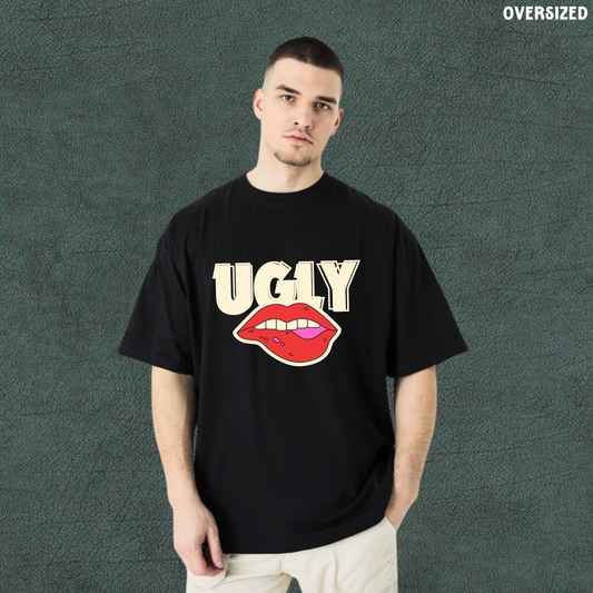 UGLY | Black Oversized Tshirt