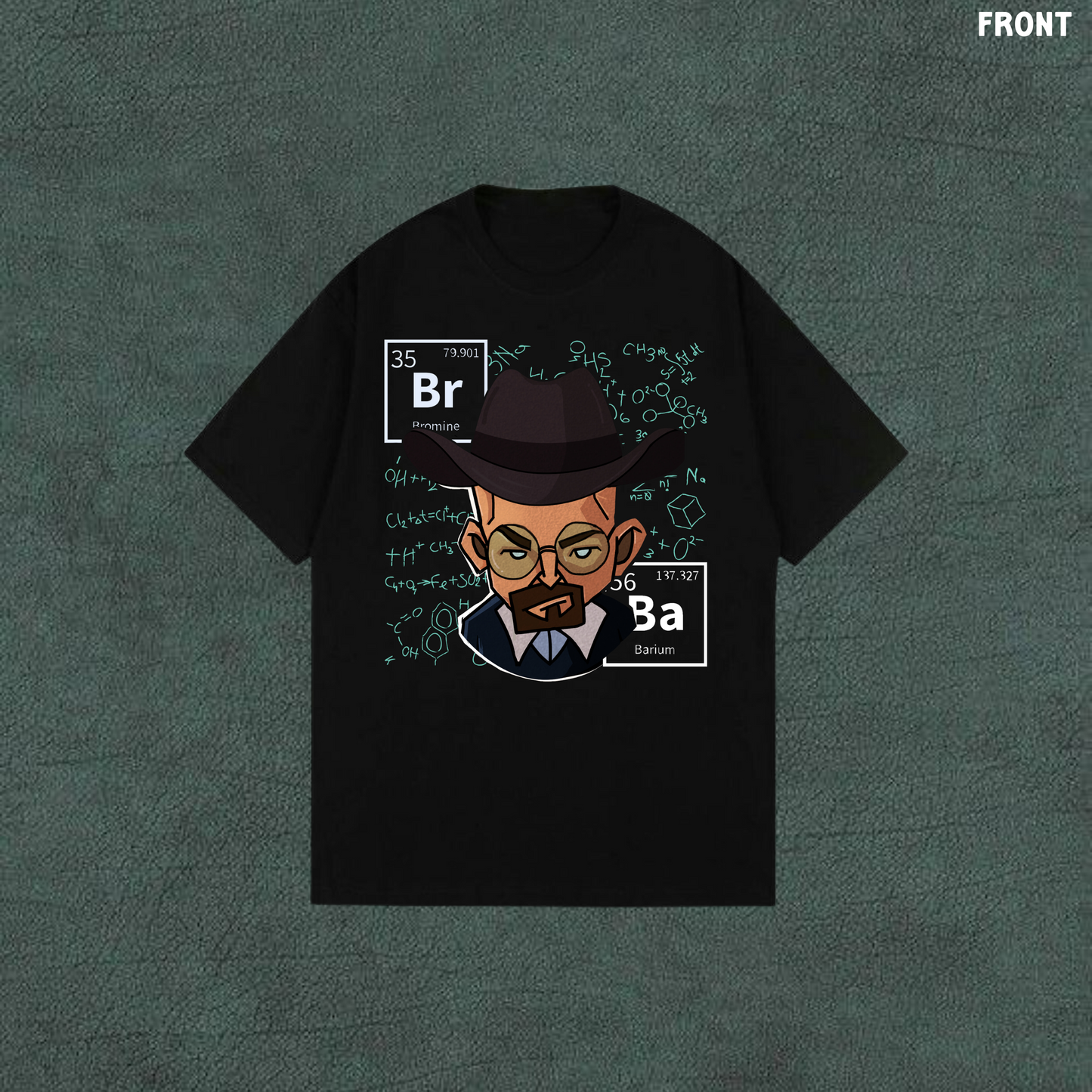 I'm The One Who Knocks | Black Oversized Tshirt