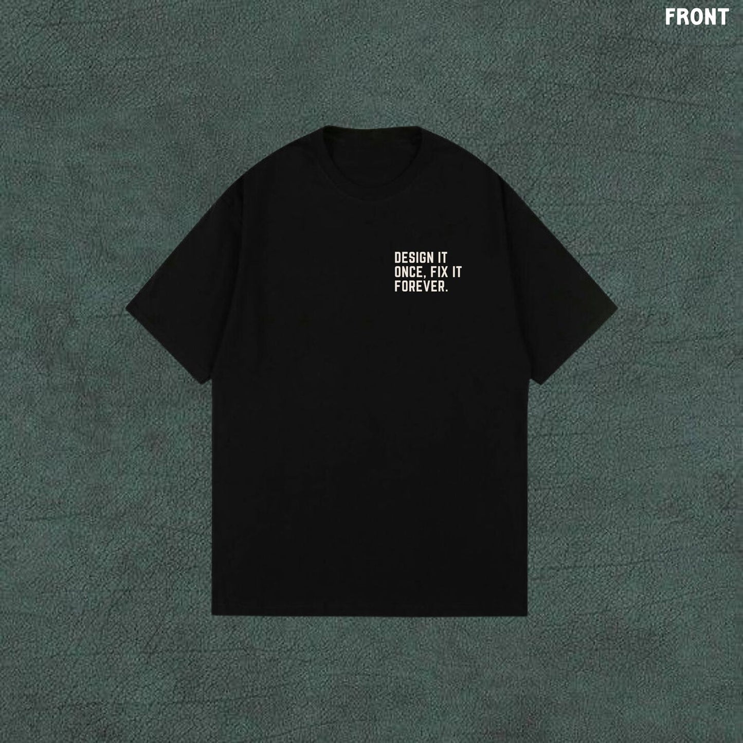 Mechanical Engineer | Black Oversized Tshirt
