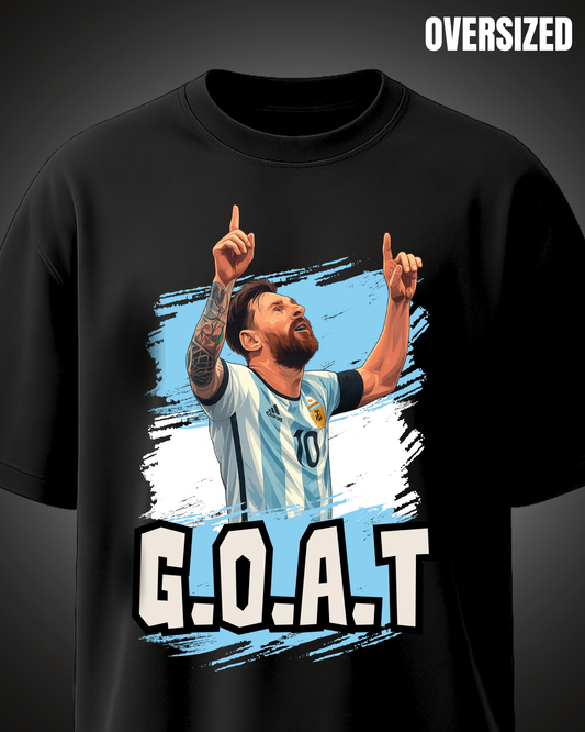 Messi_GOAT_Black_Oversized_Tshirt_Huteeyaa