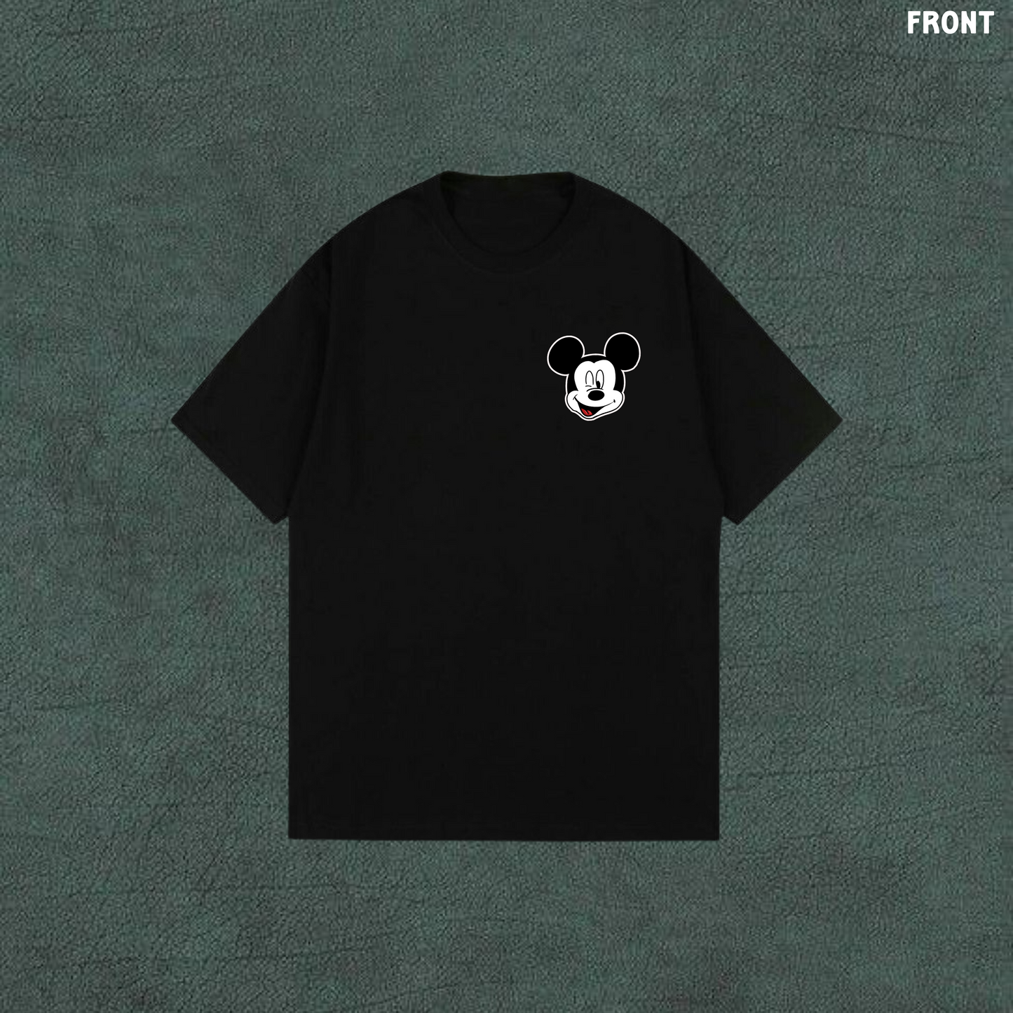 Mickey Mouse | Black Oversized Tshirt